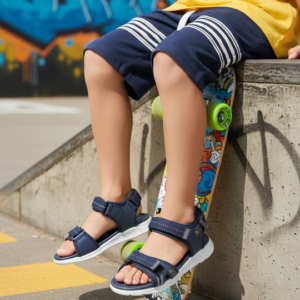 Boys Navy Casual Sandal KD2667