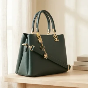 Green Formal Hand Bag For