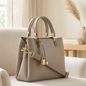 Grey Formal Hand Bag For
