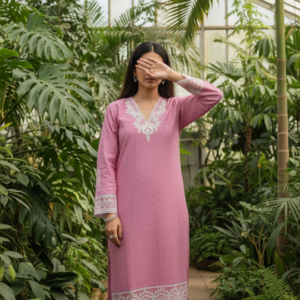 2 PC Embellished Chikan kari Suit PS6123